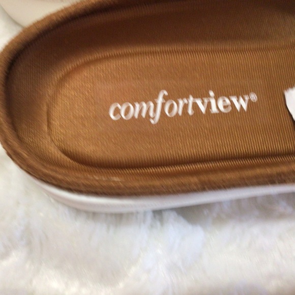 NEW Comfortview Cece Mule Sneaker Slide Cognac 7WW - Picture 5 of 8
